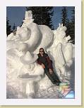 Sculptures de neige  Grouse Mountain * (3 Diapositives)